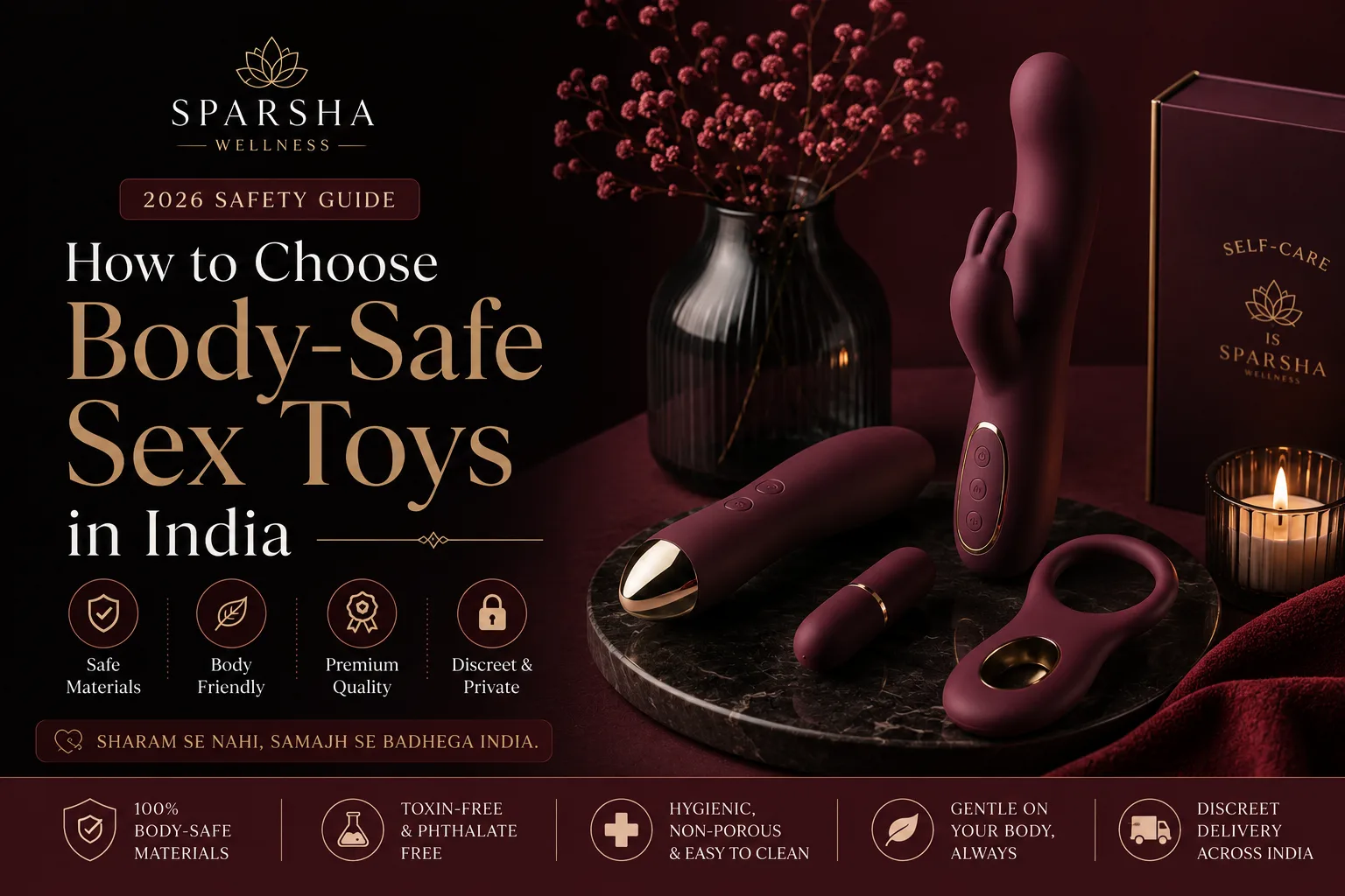 Body-Safe Sex Toys India: Guide & Best Website 2026